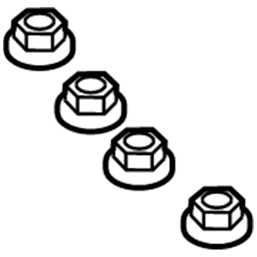 Ford -W520116-S441 Mount Plate Nut