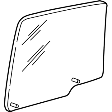 Ford 2L1Z-7825712-AA Door Glass