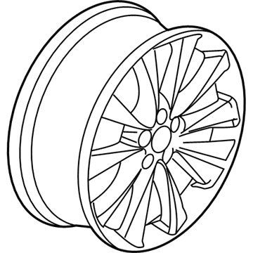 Ford BE9Z-1007-A Wheel, Alloy