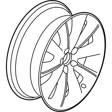 Ford DA8Z-1007-D Wheel, Alloy