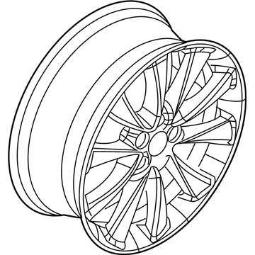 Ford BE9Z-1007-B Wheel, Alloy
