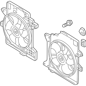 Ford YL8Z-8C607-EH Fan Assembly