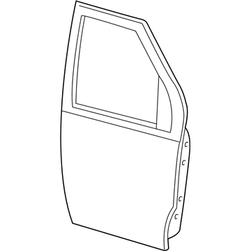 Ford 6C2Z-1520124-C Door Shell