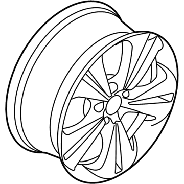 Ford DG1Z-1007-C Wheel, Alloy