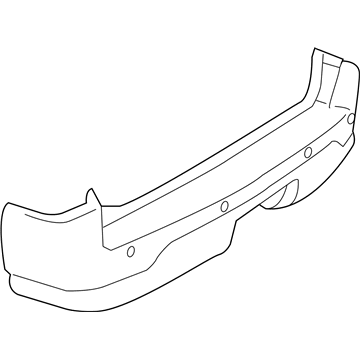 Ford 3C5Z-17K835-EAA Bumper Cover