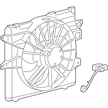 Ford DR3Z-8C607-C Fan Module