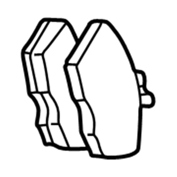 Ford XW4Z-2200-AA Rear Pads
