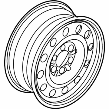 OEM Lincoln Navigator Wheel, Spare - JL1Z-1007-B