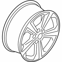 OEM Ford Edge Wheel, Alloy - FT4Z-1007-A