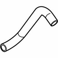 OEM Lincoln Town Car Lower Hose - 4W1Z-8286-A