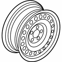 OEM Mercury Spare Wheel - 4L2Z-1015-AA