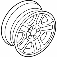 OEM Ford Explorer Sport Trac Wheel, Steel - 6L2Z-1015-A