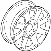 OEM Lincoln Navigator Spare Wheel - 5L7Z-1007-AA