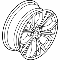 OEM Ford Explorer Wheel, Alloy - LB5Z-1007-B