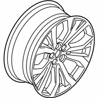 OEM Ford Explorer Wheel, Alloy - LB5Z-1007-D