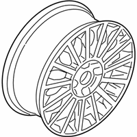 OEM Ford Fiesta Wheel, Alloy - D2BZ-1007-C