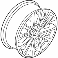OEM Ford Fiesta Wheel, Alloy - C1BZ-1007-E