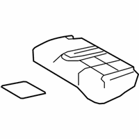 OEM Ford Edge Seat Cushion Pad - CT4Z-7863841-A