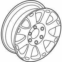 OEM Lincoln Navigator Wheel, Alloy - 2L7Z-1007-AB