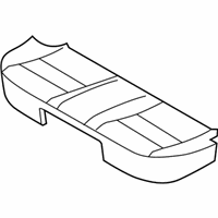 OEM Mercury Milan Seat Cushion Pad - AN7Z-54600A88-C