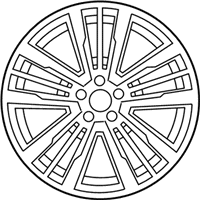 OEM Ford Explorer Wheel, Alloy - FB5Z-1007-F