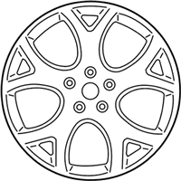 OEM Ford Focus Wheel, Alloy - DM5Z-1007-A