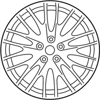 OEM Ford Focus Wheel, Alloy - CV6Z-1007-A