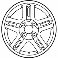 OEM Ford Focus Wheel, Alloy - 3S4Z-1007-AB
