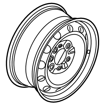 OEM Lincoln Navigator Wheel, Spare - JL1Z-1007-A