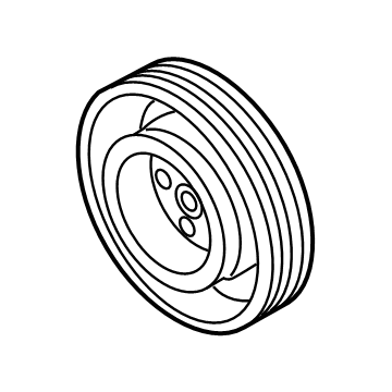 OEM Ford Escape Pulley - HX7Z-6B321-A