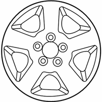 OEM Ford Explorer Sport Trac Wheel, Alloy - 3L2Z-1007-NA