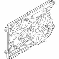OEM Ford Fusion Fan Assembly - FG9Z-8C607-B