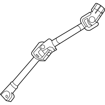 OEM Ford Bronco SHAFT ASY - STEERING - MB3Z-3E751-A