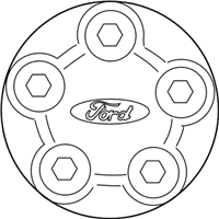 OEM Ford Explorer Sport Wheel Cap - YL5Z-1130-BA