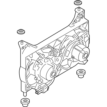 OEM Ford F-150 FAN AND MOTOR ASY - ML3Z-8C607-G