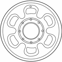 OEM Ford Excursion Wheel, Alloy - 3C3Z-1007-EA
