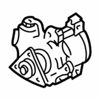 OEM Mercury Mountaineer Power Steering Pump - F77Z-3A674-DBRM