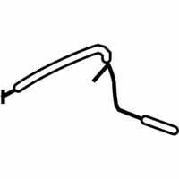 OEM Lincoln MKS Lock Cable - 8A5Z-54221A00-A