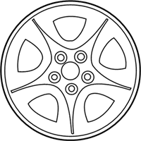 OEM Ford Windstar Wheel, Alloy - YF1Z-1007-AA