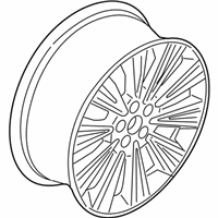 OEM Lincoln MKZ Wheel, Alloy - FP5Z-1007-B