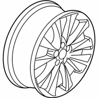 OEM Ford Flex Wheel, Alloy - BE9Z-1007-A