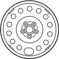 OEM Lincoln LS Spare Wheel - 4W4Z-1007-GA