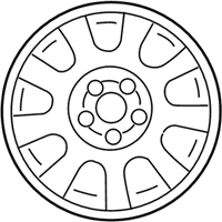 OEM Ford Crown Victoria Wheel, Alloy - 6W3Z-1007-BA