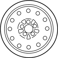 OEM Mercury Wheel, Spare - 3W7Z-1007-EA