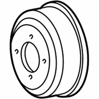 OEM Ford Bronco Water Pump Pulley - E7TZ8509E