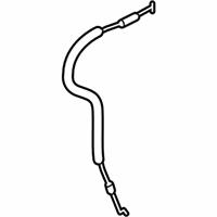 OEM Lincoln Release Cable - DP5Z-54221A00-C