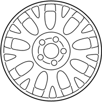 OEM Ford Crown Victoria Wheel, Alloy - 3W7Z-1007-AA
