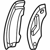 OEM 1996 Ford Explorer Front Pads - 2L5Z-2001-AA
