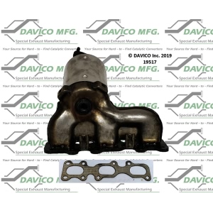 Davico Exhaust Manifold with Integrated Catalytic Converter for Ford Taurus - 19517