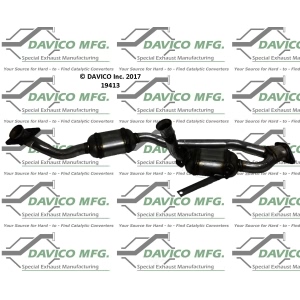 Davico Direct Fit Catalytic Converter and Pipe Assembly for Ford Freestar - 19413